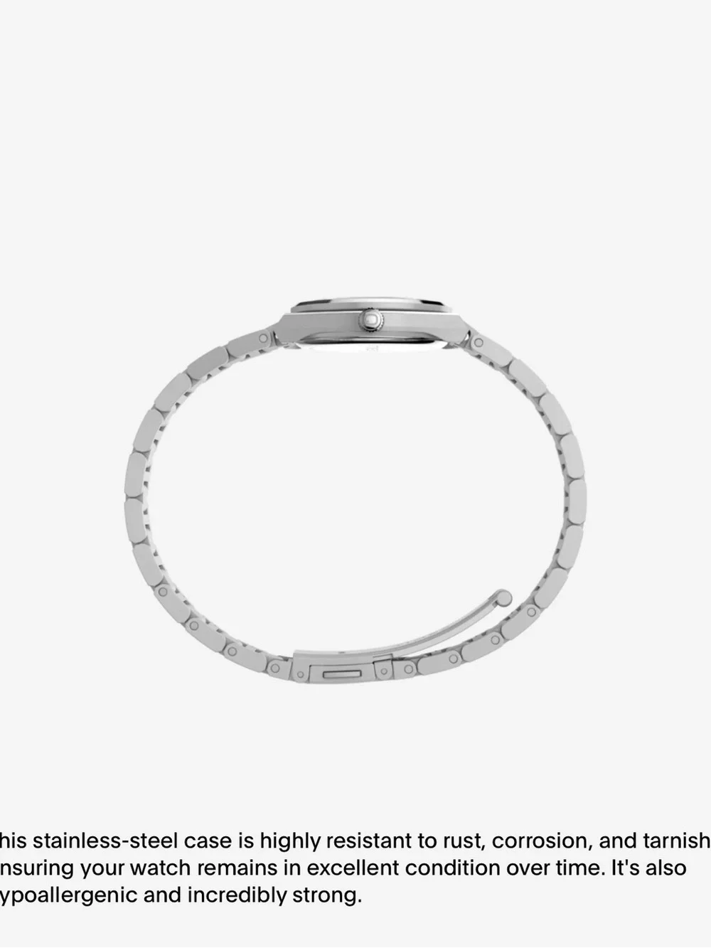 Q Timex® Continental Mini 24mm Stainless Steel Bracelet Watch new